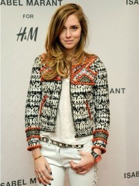 Isabel Marant for H&M Embroidered Beaded BoHo Quilted Jacket Size: 4